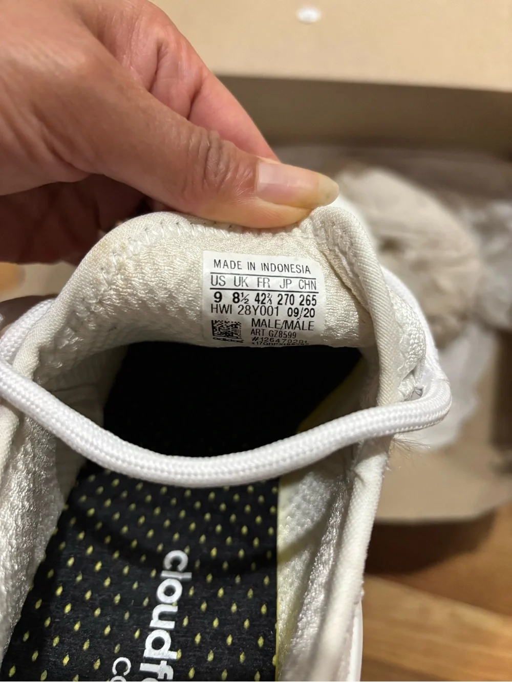 Adidas Lite Racer White Sneakers